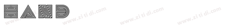 英文 hand字体转换